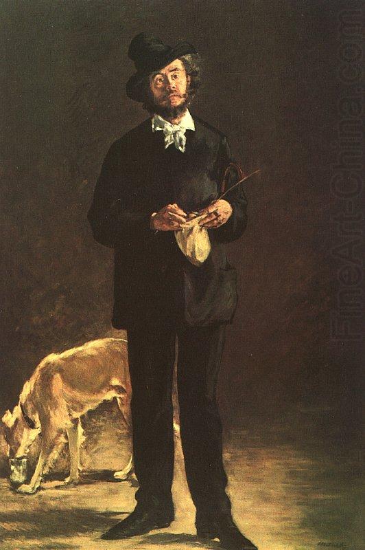 Edouard Manet Portrait of Gilbert Marcellin Desboutin oil painting picture